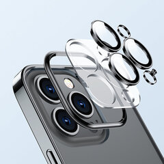 Joyroom 14Q Case Case for iPhone 14 Pro Max Housing Cover with metallic frame black (JR-14Q4-black) hind ja info | Telefonide kaitsekaaned ja -ümbrised | hansapost.ee