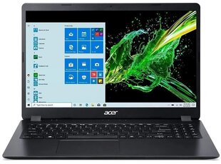 Acer Aspire 3 A315-56, 15.6'' FHD, i3, 8/256GB, SWE - NX.HT8EL.004 цена и информация | Записные книжки | hansapost.ee