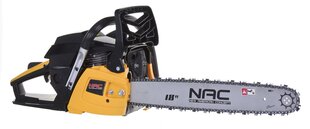 NAC CS1560 52cc Petrol-driven chainsaw 45 cm Yellow hind ja info | Mootorsaed | hansapost.ee