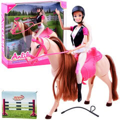 Кукла-наездница Anlily с движущейся лошадью цена и информация | Игрушки для девочек | hansapost.ee