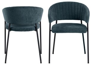 Набор из 2 обеденных стульев Ann, синий цена и информация | Стулья для кухни и столовой | hansapost.ee
