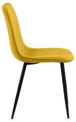 Обеденный стуль Delmy, желтый цена и информация | Стулья для кухни и столовой | hansapost.ee