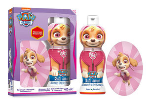 Komplekt Paw Patrol Skye lastele: juukse- ja dušigeel, 400 ml + švamm hind ja info | Laste ja ema kosmeetika | hansapost.ee