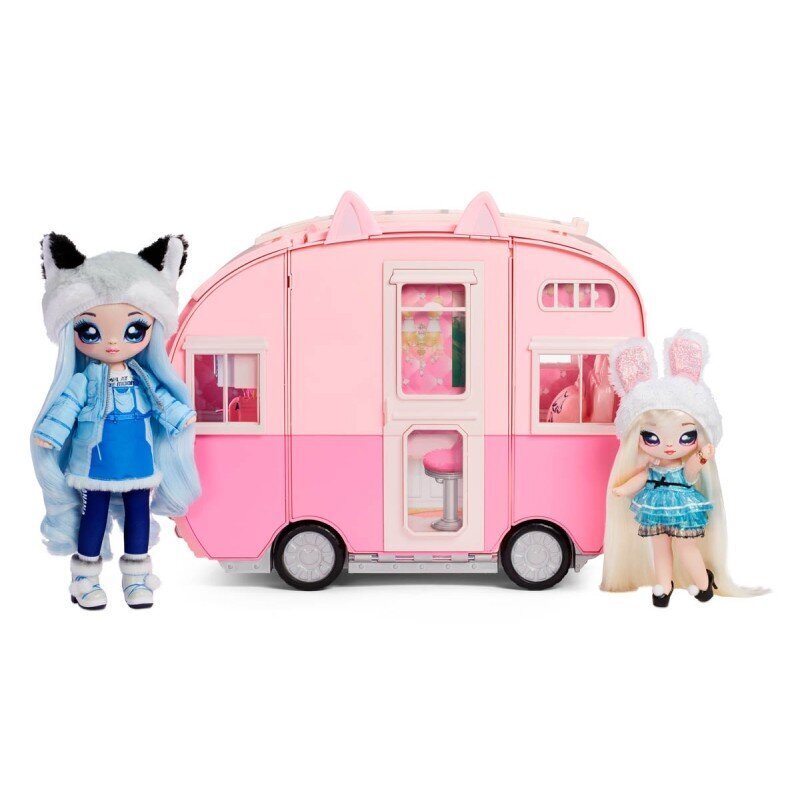 Suur matkaauto Na! Na! Na! Surprise Kitty Cat Camper, 45x34 cm hind ja info | Mänguasjad tüdrukutele | hansapost.ee
