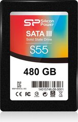 Kõvaketas Silicon Power SSD S55 480GB Sata 3 hind ja info | Sisemised kõvakettad | hansapost.ee