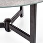 2 laua komplekt Twins, hall/pruun/must hind ja info | Diivanilauad | hansapost.ee