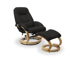 Кресло с подставкой для ног Halmar Matador, черный цена и информация | Кресла | hansapost.ee