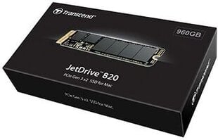 Transcend JetDrive 820 480GB PCie x2 (TS480GJDM820) цена и информация | Внутренние жёсткие диски (HDD, SSD, Hybrid) | hansapost.ee