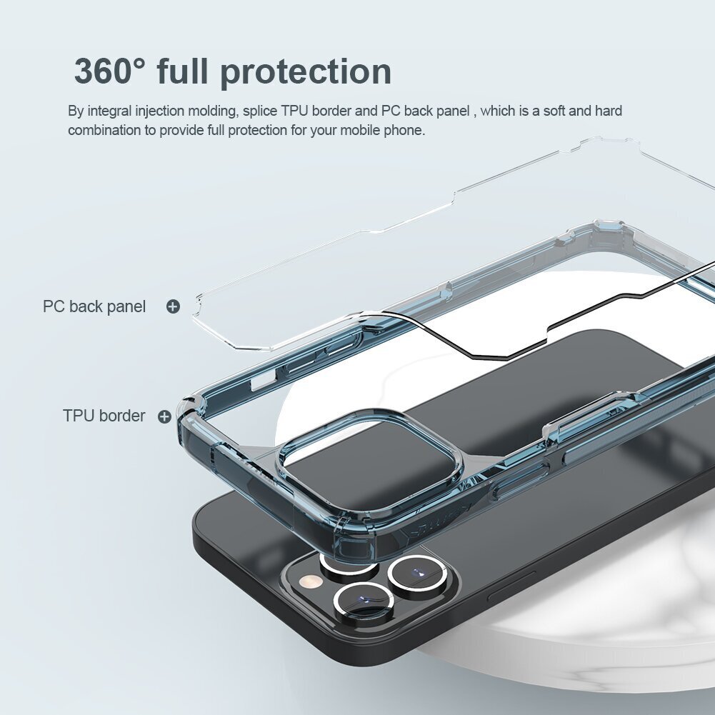 Nillkin Nature TPU PRO Cover for Apple iPhone 14 Pro Blue hind ja info | Telefonide kaitsekaaned ja -ümbrised | hansapost.ee