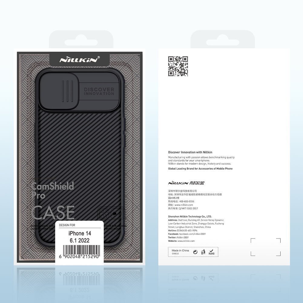 Nillkin CamShield PRO Hard Case for Apple iPhone 14 Black цена и информация | Telefonide kaitsekaaned ja -ümbrised | hansapost.ee