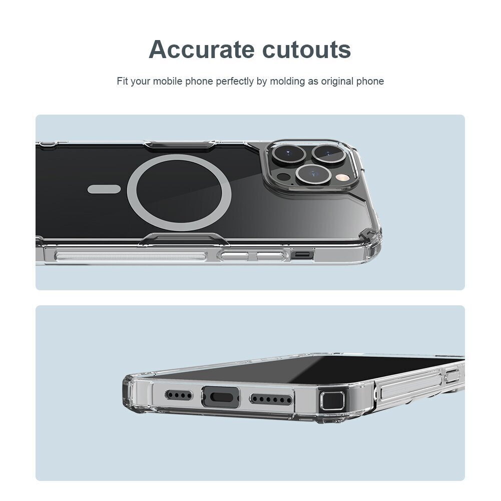 Nillkin Nature TPU PRO Magnetic Cover for Apple iPhone 14 Pro Blue hind ja info | Telefonide kaitsekaaned ja -ümbrised | hansapost.ee