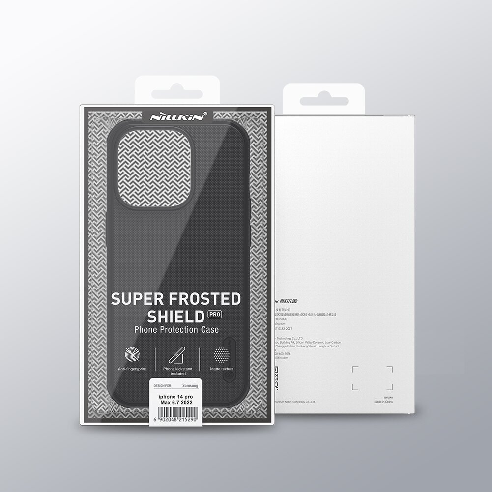 Nillkin Super Frosted PRO Back Cover for Apple iPhone 14 Pro Max Black (Without Logo Cutout) hind ja info | Telefonide kaitsekaaned ja -ümbrised | hansapost.ee
