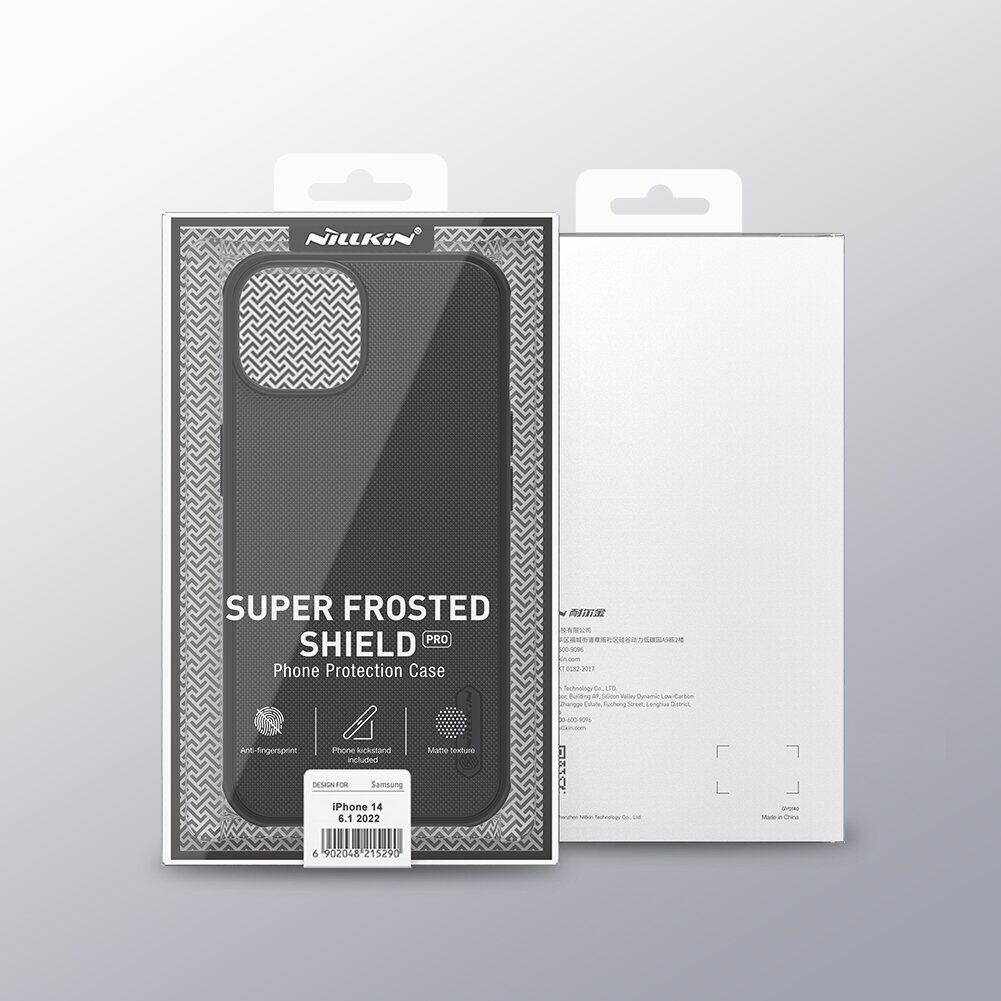 Nillkin Super Frosted PRO Back Cover for Apple iPhone 14 Blue (Without Logo Cutout) hind ja info | Telefonide kaitsekaaned ja -ümbrised | hansapost.ee