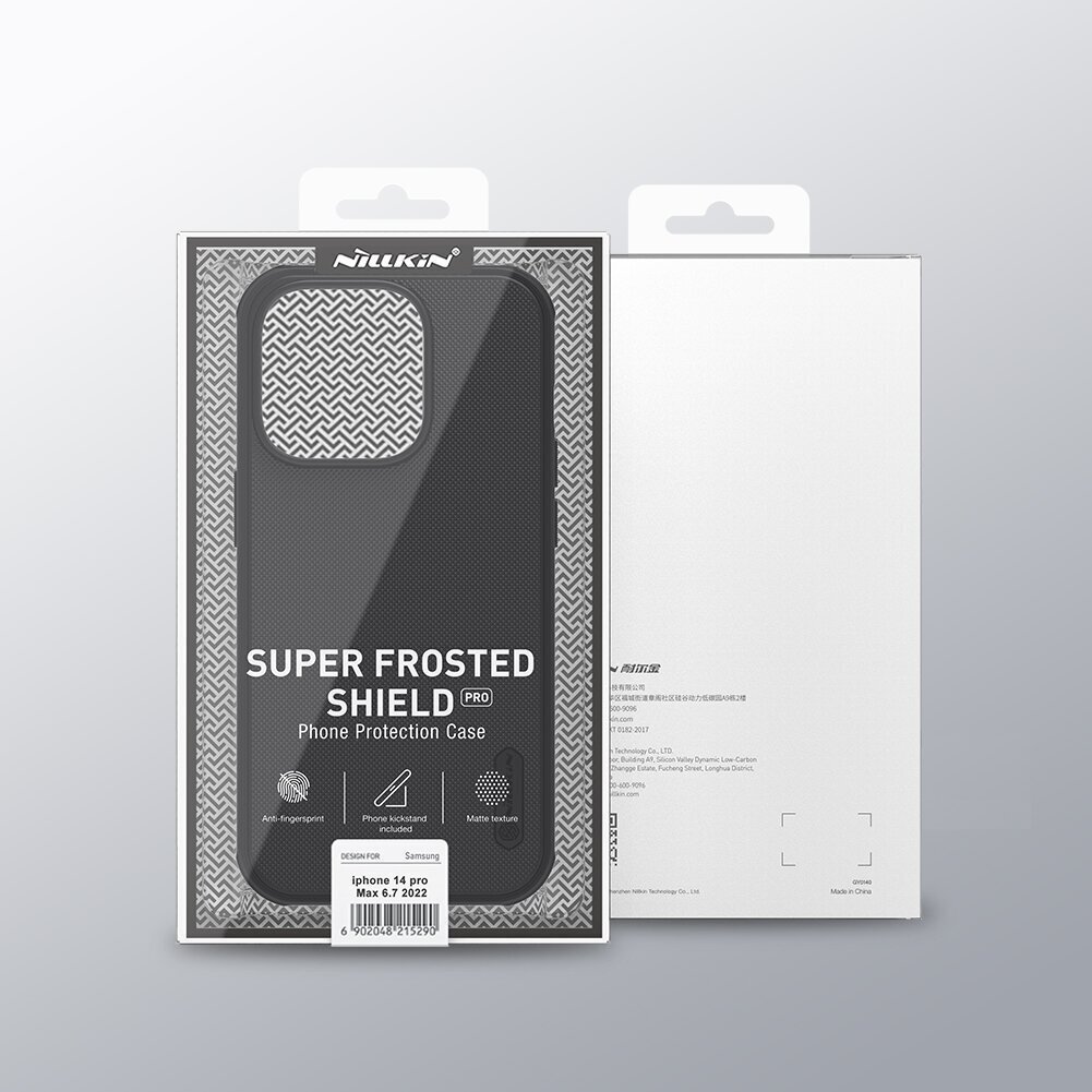 Nillkin Super Frosted PRO Back Cover for Apple iPhone 14 Pro Max Blue (Without Logo Cutout) hind ja info | Telefonide kaitsekaaned ja -ümbrised | hansapost.ee