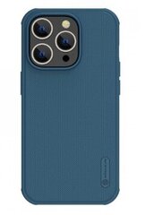 Nillkin Super Frosted PRO Back Cover for Apple iPhone 14 Pro Max Blue (Without Logo Cutout) hind ja info | Telefonide kaitsekaaned ja -ümbrised | hansapost.ee