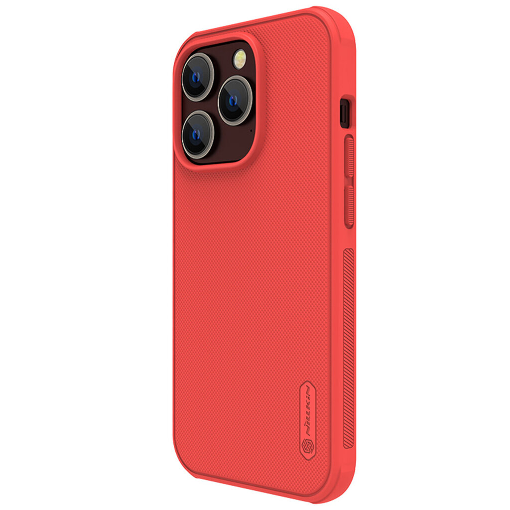 Nillkin Super Frosted PRO Back Cover for Apple iPhone 14 Pro Max Red (Without Logo Cutout) цена и информация | Telefonide kaitsekaaned ja -ümbrised | hansapost.ee