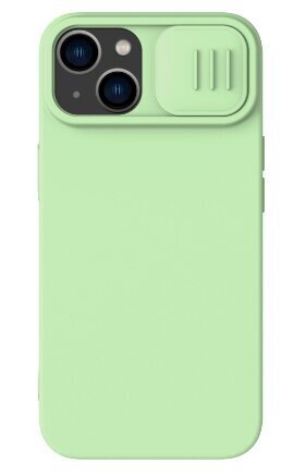 Nillkin CamShield Silky Silicone Case for Apple iPhone 14 Green hind ja info | Telefonide kaitsekaaned ja -ümbrised | hansapost.ee