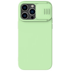 Nillkin CamShield Silky Silicone Case for Apple iPhone 14 Pro Max Green цена и информация | Чехлы для телефонов | hansapost.ee