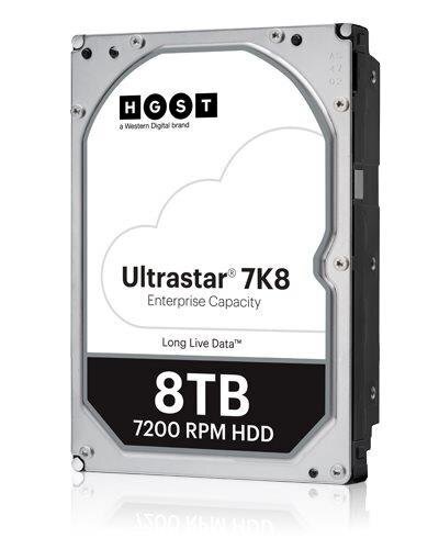 HGST Ultrastar 7K8 (0B36404) 8TB, 3.5", 7200 RPM, Sata III цена и информация | Sisemised kõvakettad | hansapost.ee