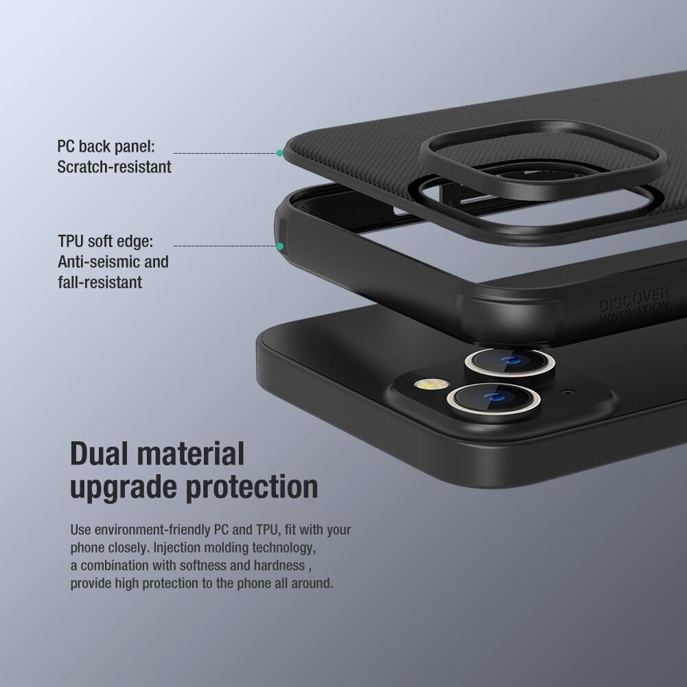 Nillkin Super Frosted PRO Magnetic Back Cover for Apple iPhone 14 Plus Black hind ja info | Telefonide kaitsekaaned ja -ümbrised | hansapost.ee