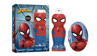 Spider-Man komplekt poistele: šampoon-dušigeel 400 ml + švamm цена и информация | Косметика для мам и детей | hansapost.ee