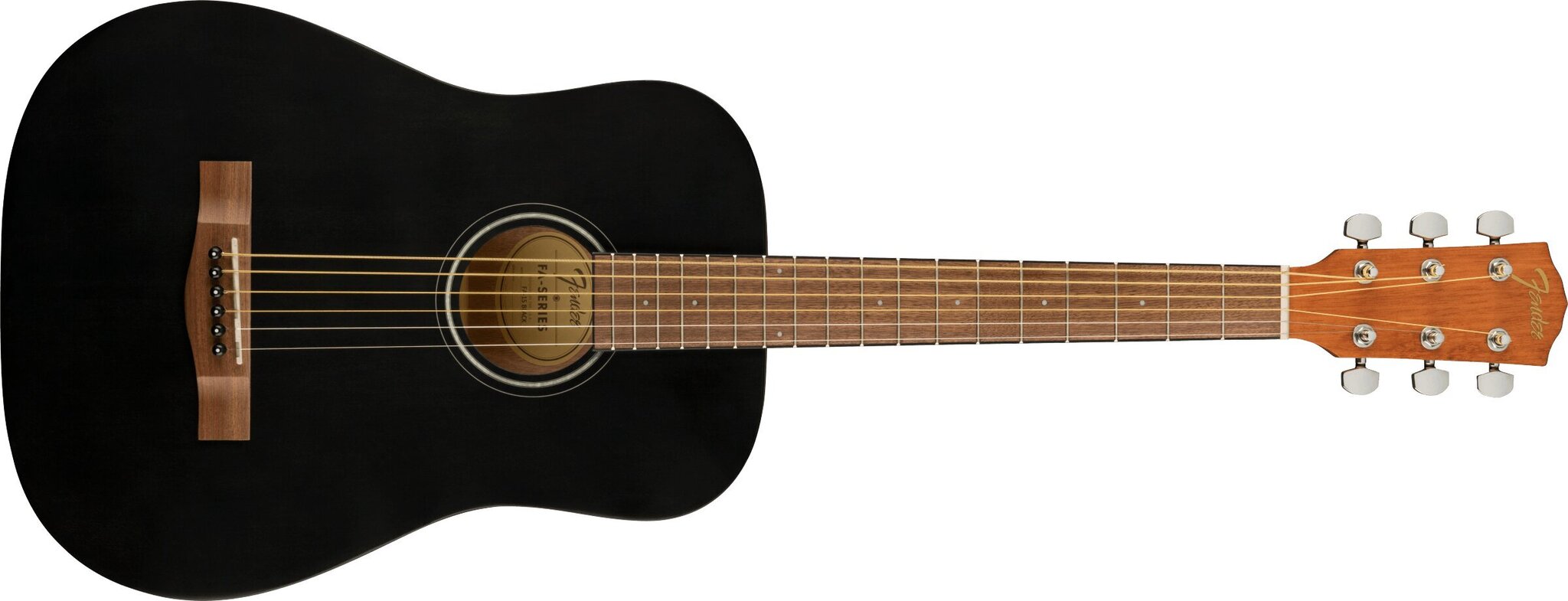 Akustiline kitarr Fender FA-15 STEEL 3/4 BLACK W/BAG WN цена и информация | Kitarrid | hansapost.ee