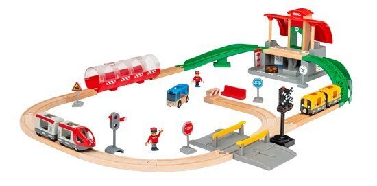 Rongide komplekt Central Station Brio Railway, 33989 hind ja info | Mänguasjad poistele | hansapost.ee