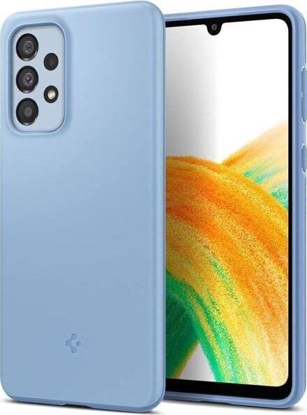 Spigen Thin Fit Galaxy A33 5G Blue цена и информация | Telefonide kaitsekaaned ja -ümbrised | hansapost.ee