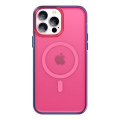 Kingxbar PQY Fluorescence Series Магнитный корпус для iPhone 13 Pro Max, красный (совместим с Magsafe) цена и информация | Чехлы для телефонов | hansapost.ee