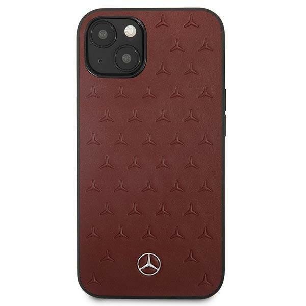 Mercedes MEHCP13SPSQRE iPhone 13 mini 5,4 "red Leather Stars цена и информация | Telefonide kaitsekaaned ja -ümbrised | hansapost.ee