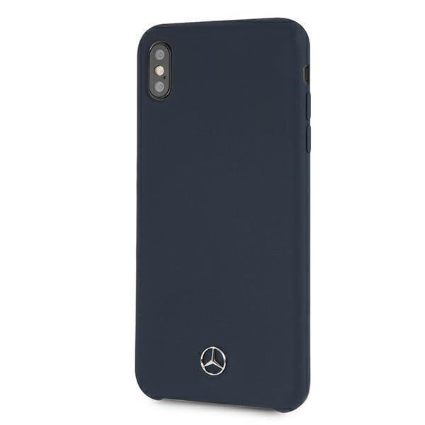 Mercedes MEHCI65SILNA iPhone Xs Max Blue Silicone Line цена и информация | Telefonide kaitsekaaned ja -ümbrised | hansapost.ee