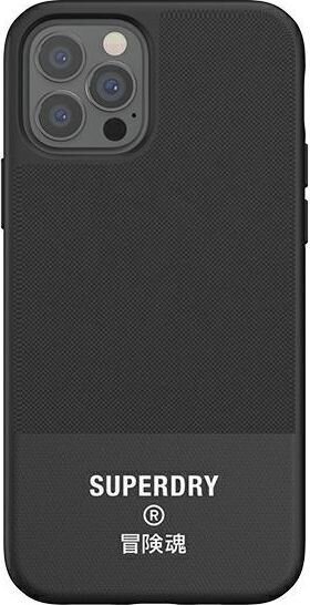 Supcase SuperDry Molded Canvas iPhone 12 Pro Max black hind ja info | Telefonide kaitsekaaned ja -ümbrised | hansapost.ee