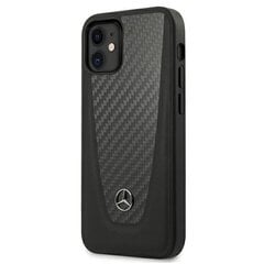 Mercedes MEHCP12SACABK iPhone 12 mini 5,4" black Carbon Dynamic Line цена и информация | Чехлы для телефонов | hansapost.ee