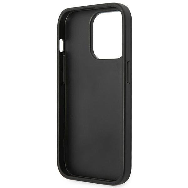 Guess GUHCP14LPSASBBK iPhone 14 Pro 6.1 "black / black Saffiano Strap hind ja info | Telefonide kaitsekaaned ja -ümbrised | hansapost.ee