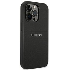 Guess GUHCP14LPSASBBK iPhone 14 Pro 6.1 "black / black Saffiano Strap цена и информация | Чехлы для телефонов | hansapost.ee