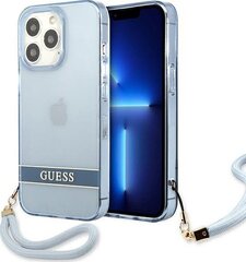 Guess GUHCP13XHTSGSB iPhone 13 Pro Max blue hind ja info | Telefonide kaitsekaaned ja -ümbrised | hansapost.ee