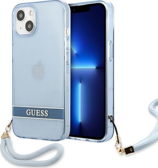 Guess GUHCP13MHTSGSB iPhone 13 blue цена и информация | Telefonide kaitsekaaned ja -ümbrised | hansapost.ee