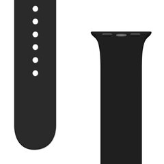 Asendusrihm Apple Watchile 8/7/6/5/4/3/2 / SE (41/40 / 38mm) Black цена и информация | Аксессуары для смарт-часов и браслетов | hansapost.ee