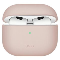 UNIQ etui Lino AirPods 3 gen Silicone błękitny|arctic blue UNIQ-AIRPODS(2021)-LINOABLU цена и информация | Аксессуары для наушников | hansapost.ee