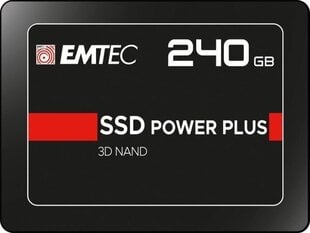 SSD ketas Emtec X150 240GB 2,5" ECSSD240GX150 цена и информация | Внутренние жёсткие диски (HDD, SSD, Hybrid) | hansapost.ee