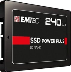 SSD ketas Emtec X150 240GB 2,5" ECSSD240GX150 цена и информация | Внутренние жёсткие диски (HDD, SSD, Hybrid) | hansapost.ee