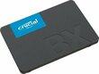 SSD|CRUCIAL|BX500|2TB|SATA 3.0|Write speed 500 MBytes/sec|Read speed 540 MBytes/sec|2,5"|TBW 720 TB|MTBF 1500000 hours|CT2000BX500SSD1 цена и информация | Sisemised kõvakettad | hansapost.ee