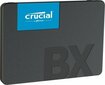 SSD|CRUCIAL|BX500|2TB|SATA 3.0|Write speed 500 MBytes/sec|Read speed 540 MBytes/sec|2,5"|TBW 720 TB|MTBF 1500000 hours|CT2000BX500SSD1 hind ja info | Sisemised kõvakettad | hansapost.ee