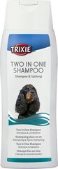 Trixie 2 in 1 Šampoon, 250 ml price and information | Maintenance/grooming | hansapost.ee