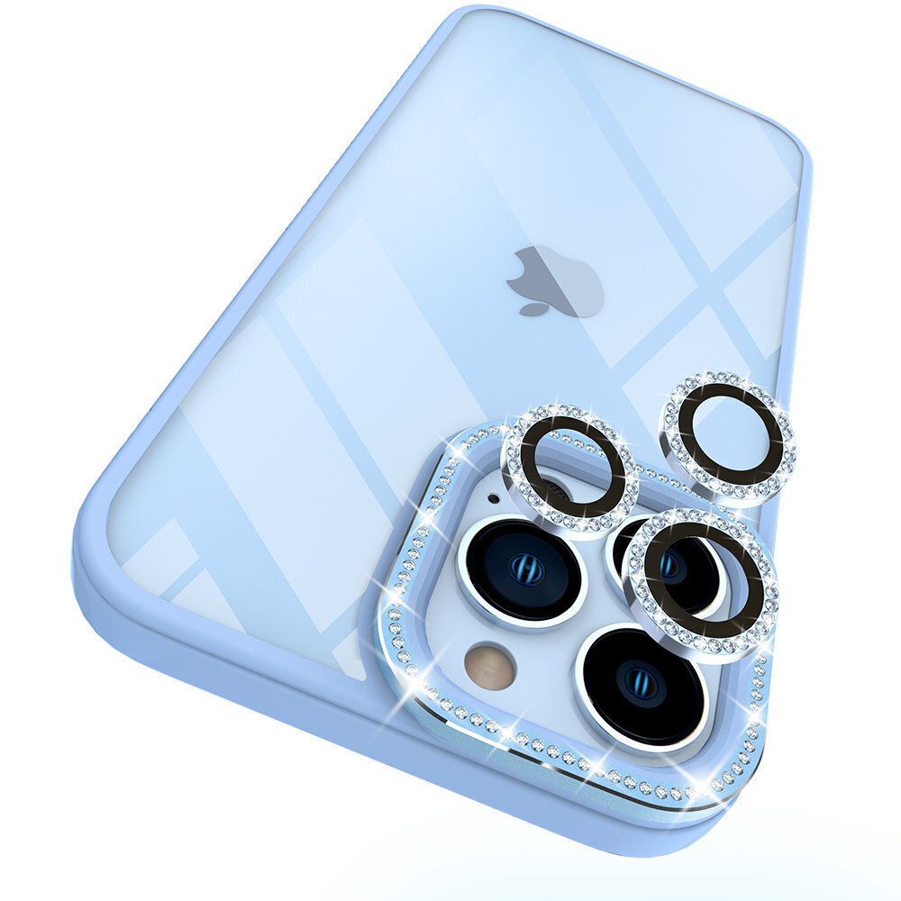 Kingxbar Sparkle Series iPhone 13 Pro Max Blue hind ja info | Telefonide kaitsekaaned ja -ümbrised | hansapost.ee