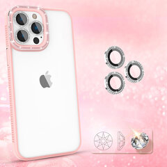 Kingxbar Sparkle Series iPhone 13 Pro Max Pink hind ja info | Telefonide kaitsekaaned ja -ümbrised | hansapost.ee