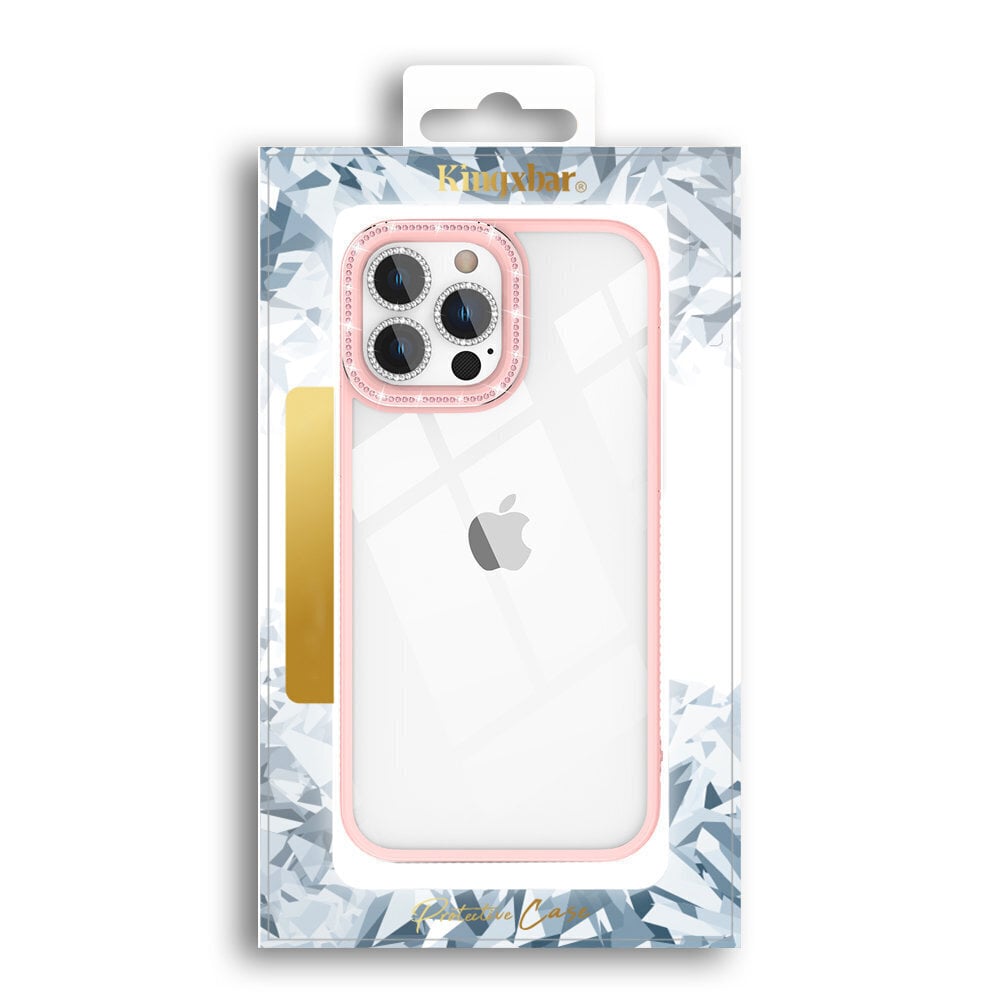 Kingxbar Sparkle Series iPhone 13 Pro Pink hind ja info | Telefonide kaitsekaaned ja -ümbrised | hansapost.ee