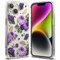 Ringke Fusion iPhone 14 Plus transparent (Purple rose) (FD637E29) цена и информация | Telefonide kaitsekaaned ja -ümbrised | hansapost.ee