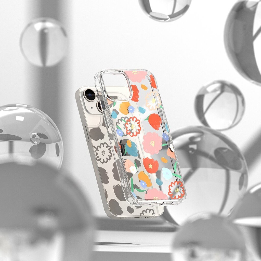 Ringke Fusion Sleeve iPhone 14 Plus transparent (Floral) (FD637E31) hind ja info | Telefonide kaitsekaaned ja -ümbrised | hansapost.ee