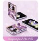 Supcase Cosmo Galaxy Z Flip 4 Marble Purple hind ja info | Telefonide kaitsekaaned ja -ümbrised | hansapost.ee